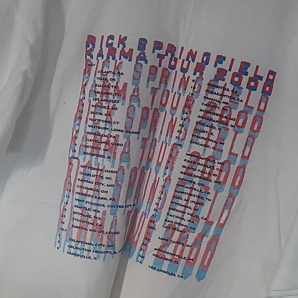 Rick Springfield Concert tee - Picture 4 of 5